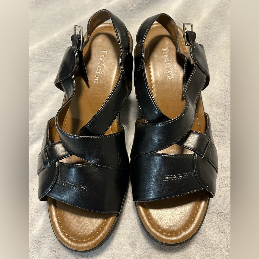 Black Tradition shoes/sandals.